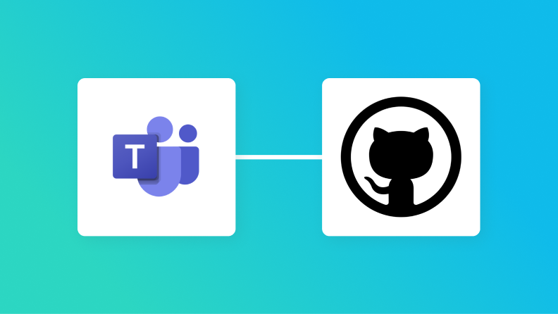 Microsoft TeamsとGitHubの連携イメージ