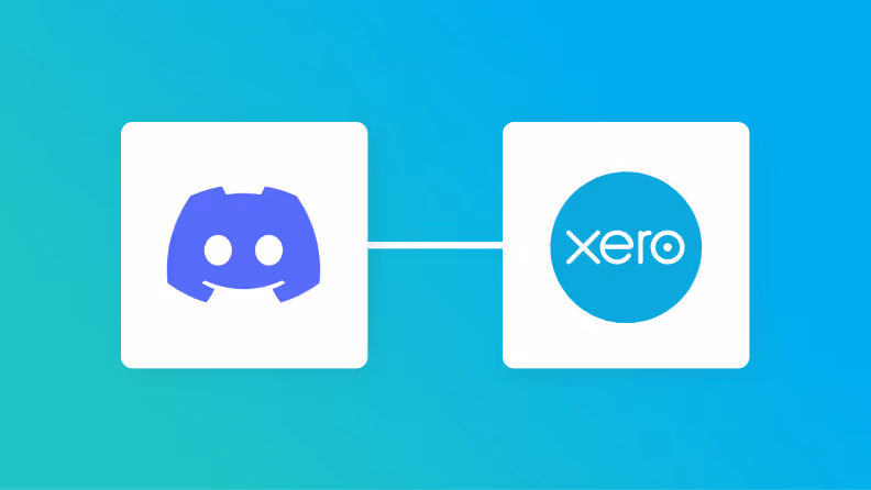 DiscordとXeroの連携イメージ