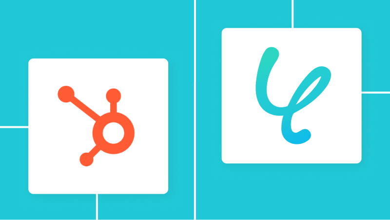 HubSpotとYoomの連携イメージ