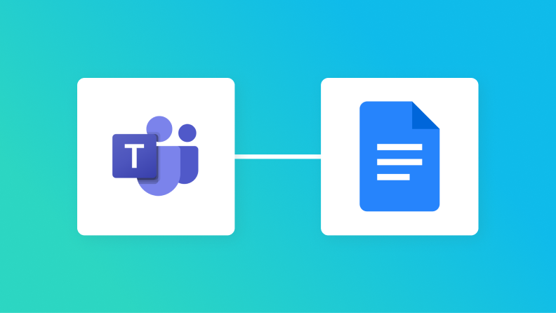 Microsoft TeamsとGoogleドキュメントの連携イメージ