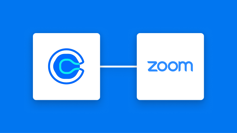 CalendlyとZoomの連携イメージ
