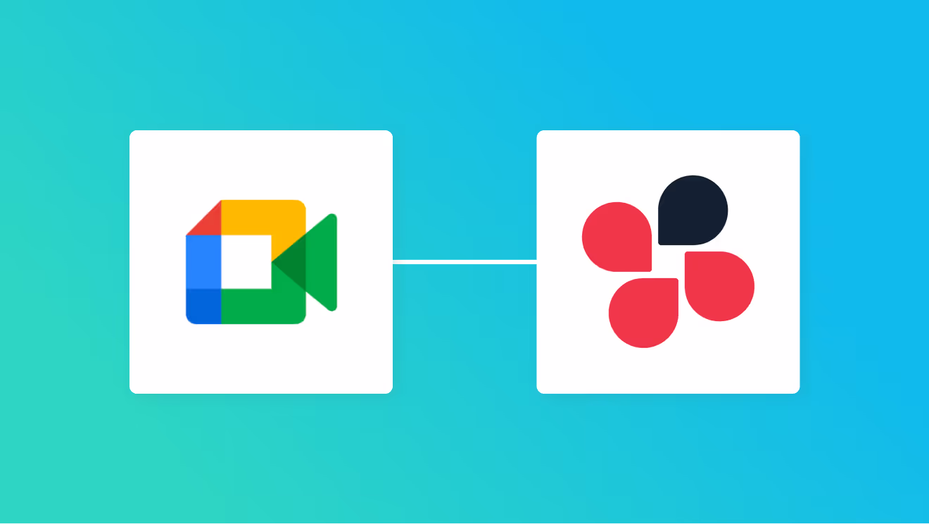 Google MeetとChatworkの連携イメージ