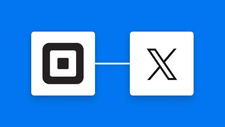 SquareとX（Twitter）の連携イメージ