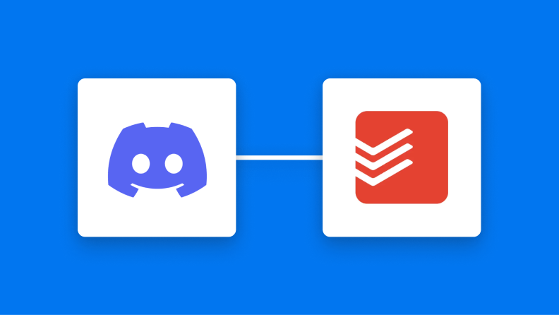 DiscordとTodoistの連携イメージ