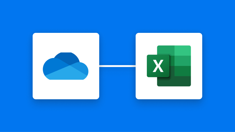 OneDriveとMicrosoft Excelの連携イメージ