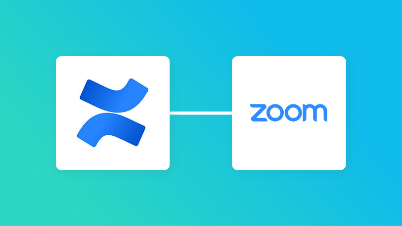 ConfluenceとZoomの連携イメージ