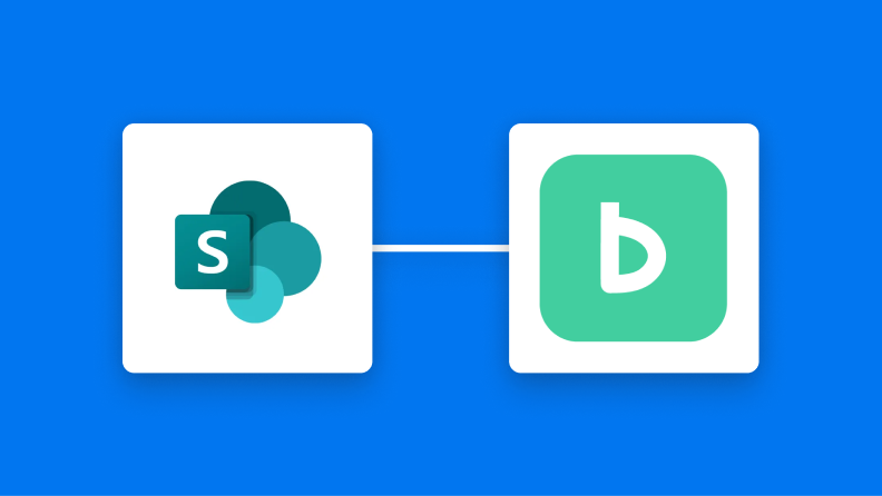 Microsoft SharePointとBacklogの連携イメージ