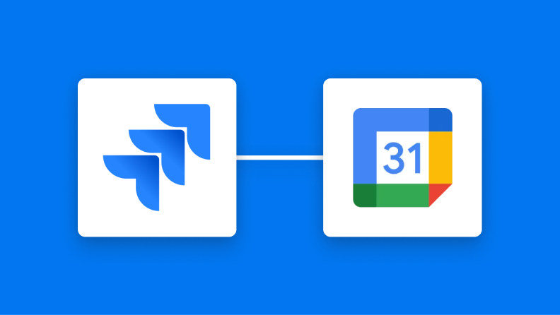 Jira SoftwareとGoogleカレンダーの連携イメージ