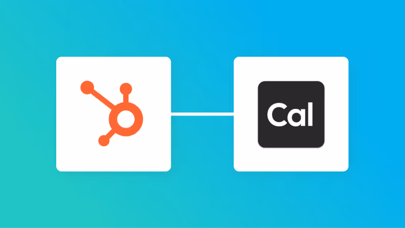 HubSpotとCal.comの連携イメージ