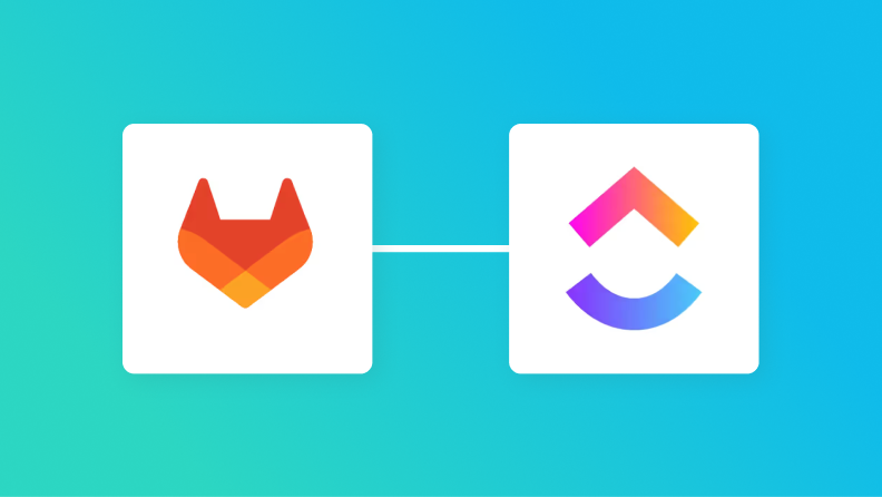 GitLabとClickUpの連携イメージ
