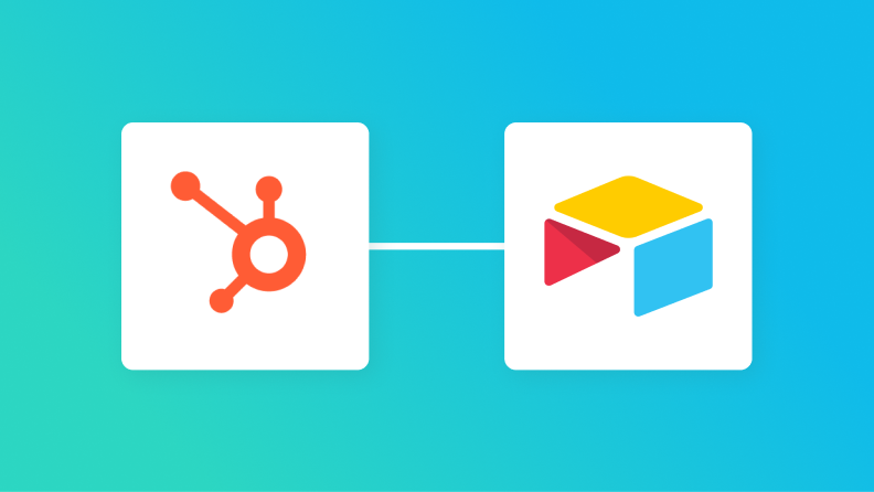 HubSpotとAirtableの連携イメージ