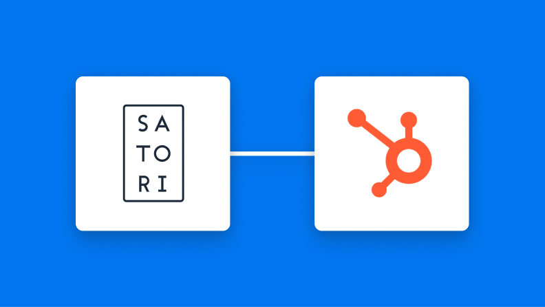 SATORIとHubSpotの連携イメージ