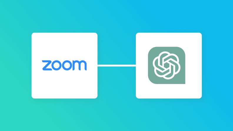 ZoomとChatGPTの連携イメージ