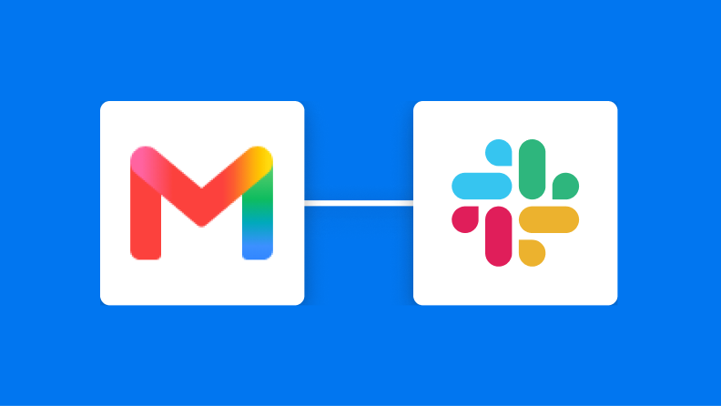 GmailとSlackの連携イメージ