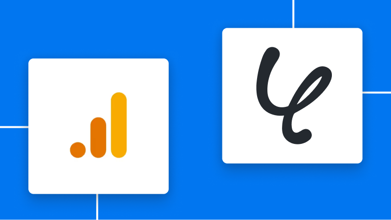 YoomでGoogle アナリティクスを自動化するイメージ
