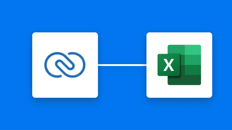 Zoho CRMとMicrosoft Excelの連携イメージ