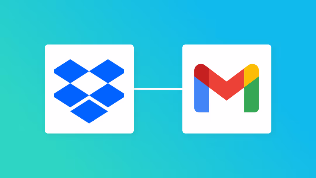 DropboxとGmailの連携イメージ