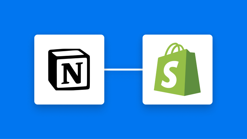 NotionとShopifyの連携イメージ