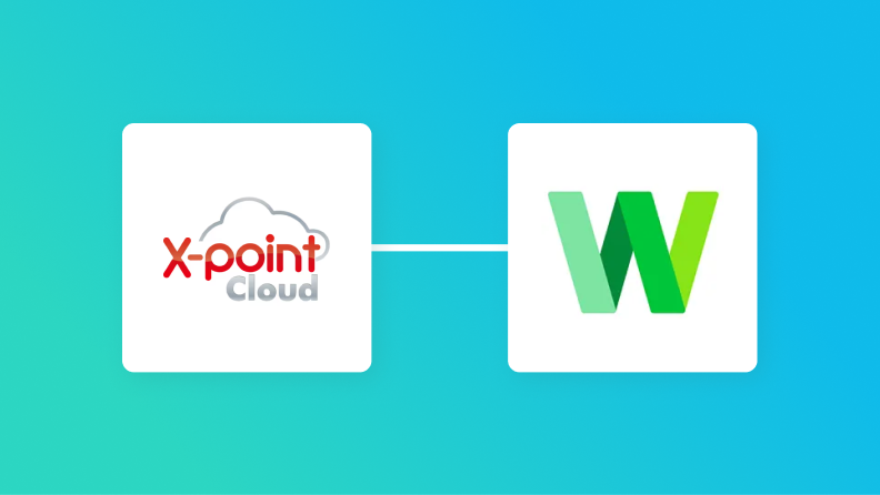 X-point CloudとLINE WORKSの連携イメージ