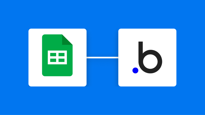 Google スプレッドシートとBubbleの連携イメージ