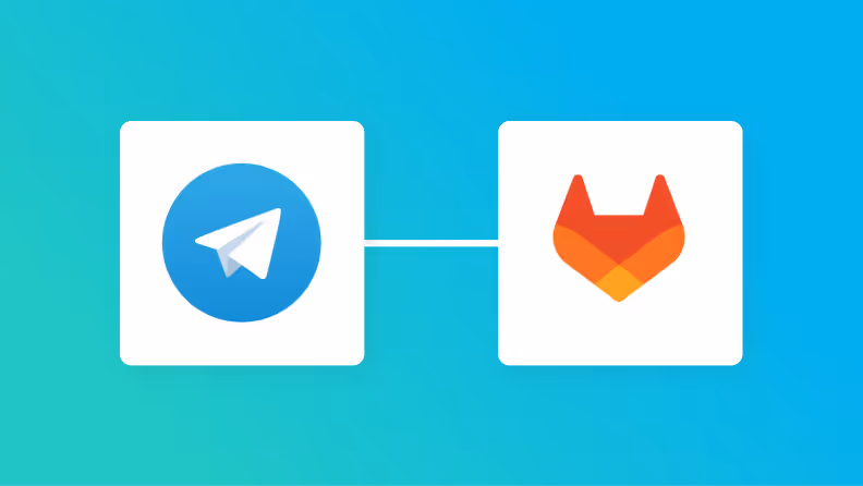 TelegramとGitLabの連携イメージ