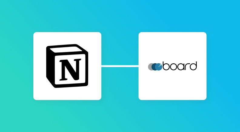【簡単設定】Notionのデータをboardに自動的に連携する方法