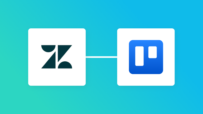 ZendeskとTrelloの連携イメージ