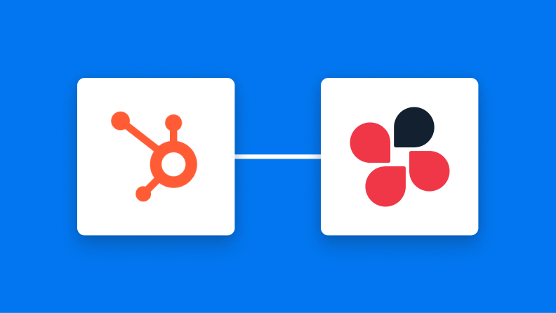 HubSpotとChatworkの連携イメージ