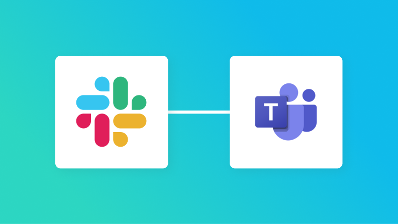 SlackとMicrosoft Teamsの連携イメージ