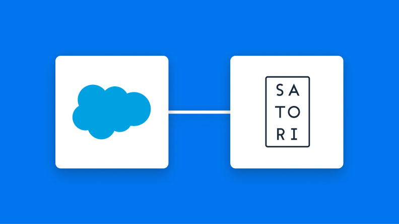SalesforceとSATORIの連携イメージ