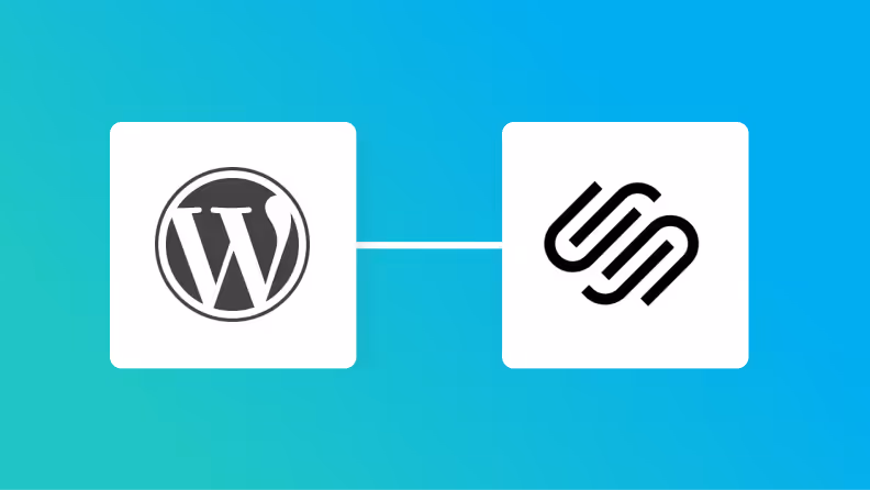 【ノーコードで実現】WordPressのデータをSquarespaceに自動的に連携する方法
