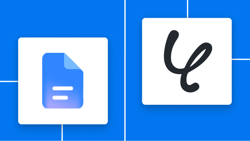 GoogleドキュメントとYoomの連携イメージ