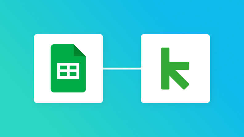 Google スプレッドシートとKeapの連携イメージ