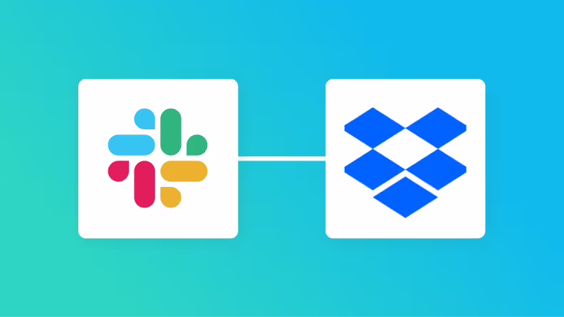 SlackとDropboxの連携イメージ