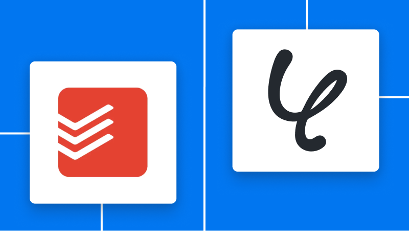 TodoistとYoomの連携イメージ