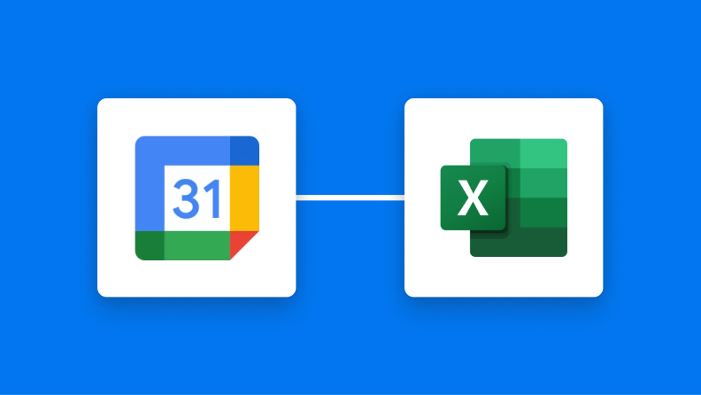 GoogleカレンダーとMicrosoft Excelの連携イメージ