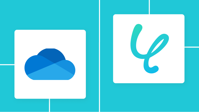 OneDriveとYoomの連携イメージ