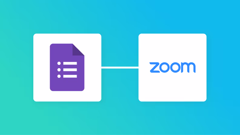 GoogleフォームとZoomの連携イメージ