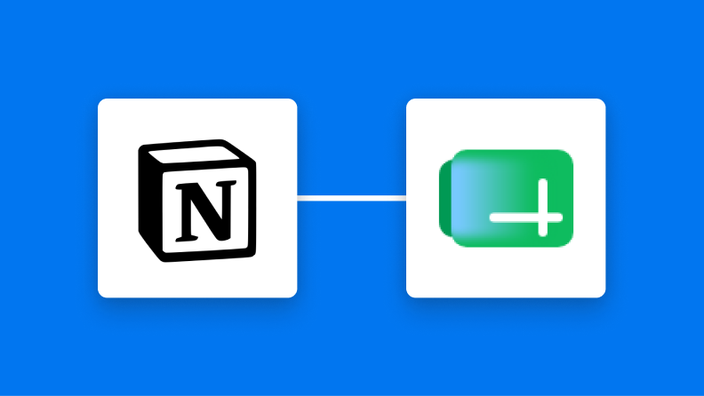 NotionとGoogleスプレッドシートの連携イメージ