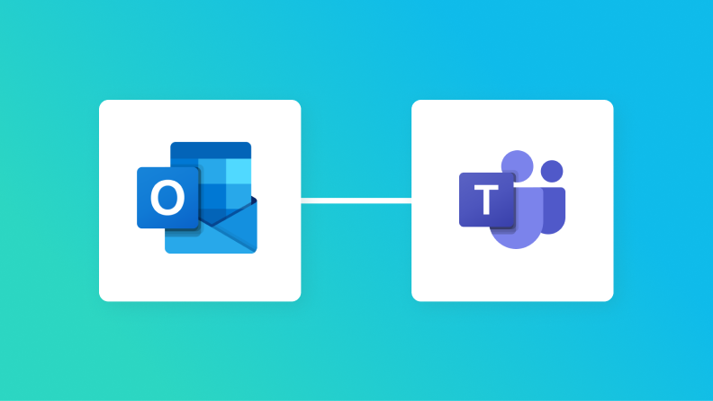 OutlookとMicrosoft Teamsの連携イメージ