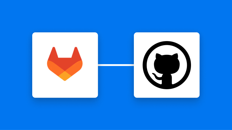 GitLabとGitHubの連携イメージ