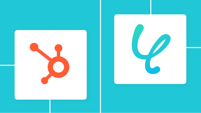 HubSpotとYoomの連携イメージ