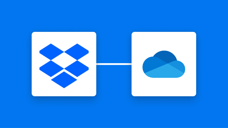 DropboxとOneDriveの連携イメージ