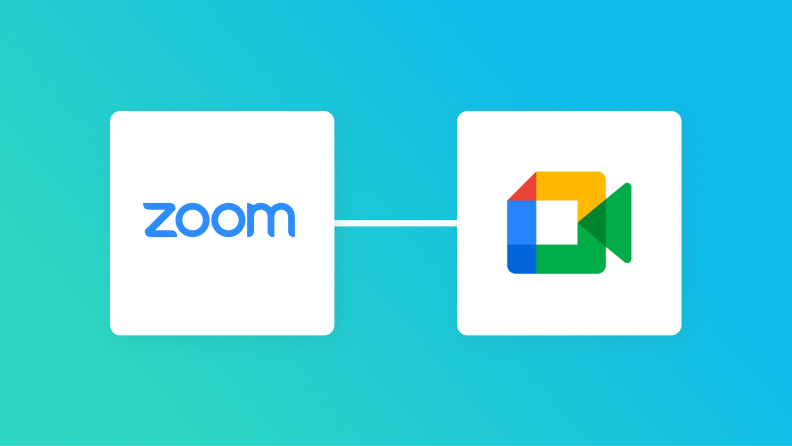 ZoomとGoogle Meetの連携イメージ