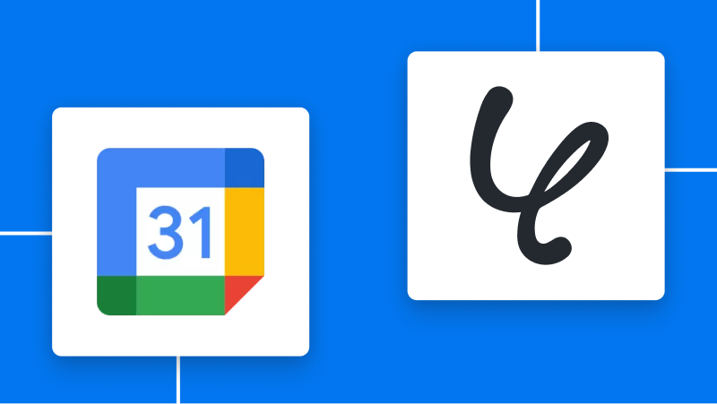 GoogleカレンダーとYoomの連携イメージ