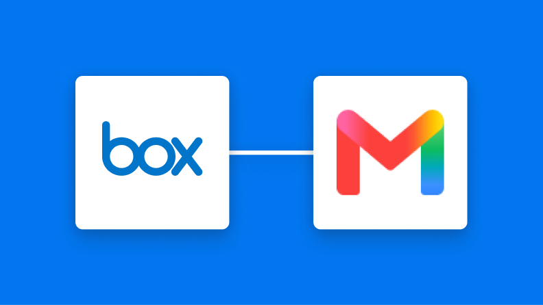 BoxとGmailの連携イメージ