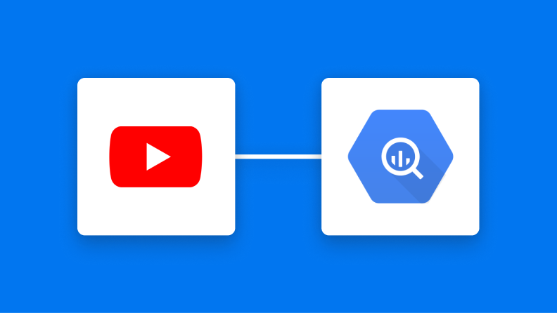 YouTubeとGoogle BigQueryの連携イメージ