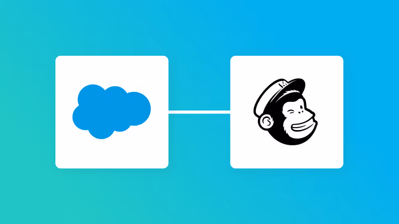 SalesforceとMailchimpの連携イメージ