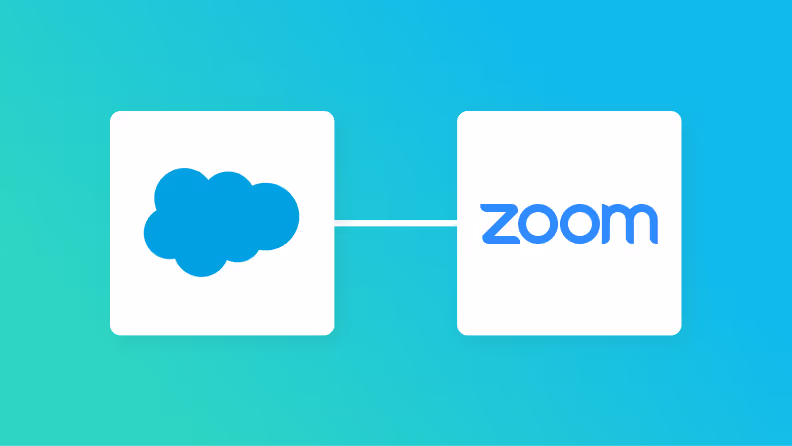 Salesforce、Zoom、Gmailの連携イメージ