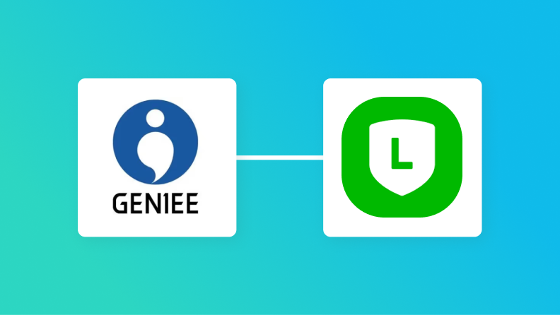 GENIEE SFA/CRMとLINEの連携イメージ